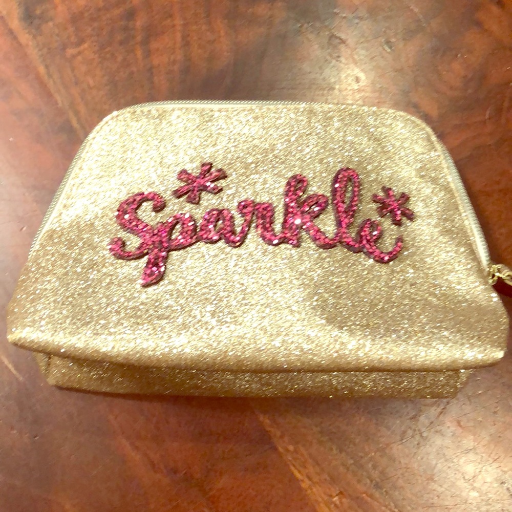 Cute decorative small makeup tote